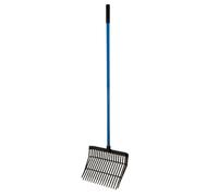 Fourche pour copeaux de bois en plastique Hispano Hipica Bleu TU