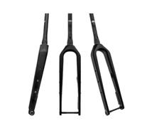 Fourche rigide de vélos de route gravel en carbone 700C axe 12*100mm | 1-1/2" conique frein à disque fourche avant pour vélos de conversion tout-terrain et de banlieue Gravel CX