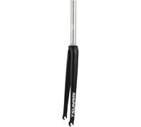 Fourche Rigide en Alliage D’Aluminium Fourches De Vélos De Route 700c Fourches C Frein Vélos Fourche Avant 1-1/8 Straight Tube 9 100mm Fourche à Dégagement Rapide, Matte Black, Straight
