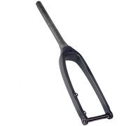 Fourche Rigide en Fibre de Carbone pour VTT 16/20" BMX 1-1/8" Fourche Avant Conique Frein à Disque/Frein C Fourche de vélo VTT ultralégère Axe traversant 15 x 100 mm (Couleur : NOI