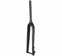 Fourche Rigide pour VTT DH Lamp Light, Fourche en Fibre de Carbone 26/27,5/29 Pouces, Tube Avant ultraléger 1-1/8", Tube Conique sans Filetage