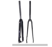 Fourche Rigide Vélo De Route 700C Frein À Disque Tube Droit 28,6 Mm Fourche Avant Entièrement en Fibre De Carbone 9 X 100 Mm
