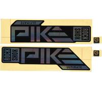 Fourche RockShox Decal Kit Pike Ultimate 27|29 pouces 11.4018.105.065 brillant pluie pour noir brillant