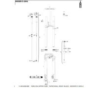 Rockshox Boxxer C1 2019+ Right Fork Csu Upper Tube Noir