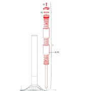 Fourche Rockshox Ressort Xc30 A1-A3/30 A1-A2 X-Firm Black 100mm/26"Μ Gris