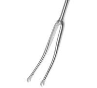 Fourche vélo de route 700 pivot fileté 1 pouce acier chromé