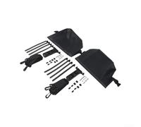 Fourche Vélo Étanche 10L pour Terrain Fourche Vélo Étanche | Fourche pour avant, design compact 19x10x9cm, idéal sentiers, boue, eau, météo(2 Sets Black)