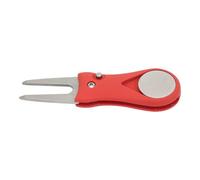 Fourche Verte De Golf, Outil De Divot De Golf De Stockage Pliable Portatif Pour Le Terrain De Jeu