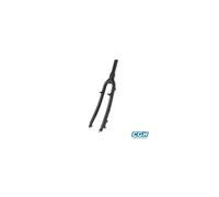 Fourche VTC - 28"" - Aluminium - Noir - Tasseaux + Disc