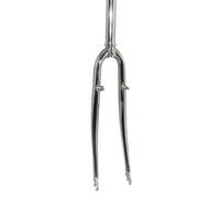 Fourche Vtc 700x35 Rigide Cintree Acier Chrome Avec Tasseaux Pivot Lisse 1''1-8-28,6 Exterieur 300mm