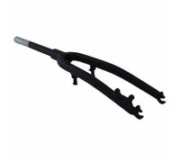 Fourche VTC - Noire - 700x35 - Alu - Compatible V-Brake/Disc - Pivot Lisse 1''1-8-28 6mm
