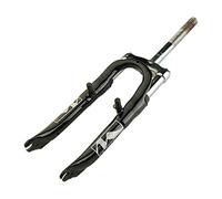 Fourche vtt 20" suspendue noire filetee 1" v-brake a tasseaux