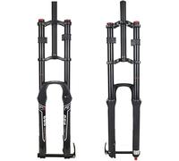 Fourche VTT 26/27,5/29'' DH Suspension pneumatique SXSaelciunion Débattement en Descente 140 mm Réglage du Rebond Double Couronne Avant 1-1/8 Axe traversant Droit 15 x 100 mm avec