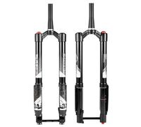 Fourche Vtt 26/27.5/29 Pouces Fat Bike Fourche À Suspension Voyage 120mm Fourches Pneumatique Frein À Disque Fourches À Suspension Inversée Pour Vélo Tube Conique Axe Traversant 15x110mm(26inch)