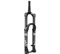 Fourche VTT 26/27,5/29 Pouces Fourche À Suspension De Montagne 1-1/2" Fourche De Vélo À Coniques Déplacement 160mm 15x100mm Axe Traversant Frein À Disque Rebond Réglable Tapered-Manual,26"