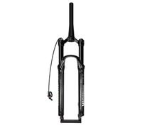 Fourche VTT 26/27.5/29in DH De Suspension Pneumatique Course 120mm QR9mm | Pivot Droit/Conique Réglage À Distance Réglage Du Retour Fourche Avant De Frein À Disque