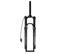 Fourche VTT 26/27.5/29in DH De Suspension Pneumatique Course 120mm QR9mm | Pivot Droit/Conique Réglage À Distance Réglage Du Retour Fourche Avant De Frein À Disque