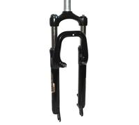 Fourche Vtt 26 Zoom 386mlo A Ressort Noir Reglable-Blocable Deb. 60mm Pivot Lisse 296mm 1''1-8-28,6 Ext. Compt. V-Brake-Disc