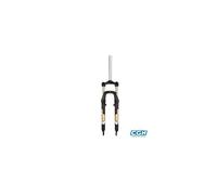 Fourche vtt 26"" zoom zxd noire 1""1/8 ahead set alu reglable deb.80 mm v-brake/disc fix std