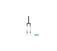Fourche vtt 29"" zoom 565 blanc 1""1/8 ahead set deb. 100mm alu reglable/blocable disc pm