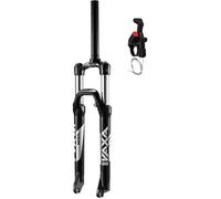FOURCHE VTT 29 "" ZOOM VAXA 28 NOIR REGLABLE-BLOCABLE AU GUIDON DEB. 100MM PIVOT LISSE 295mm 1''1-8-28,6 EXTERIEUR COMPATIBLE DISC