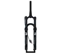 Fourche VTT Descente 26/27.5/29" Suspension Pneumatique QR9mm Frein Disque | Course 120mm Verrouillage Manuel Réglage Du Retour Pivot Droit/Conique Fourche Avant De Vélo