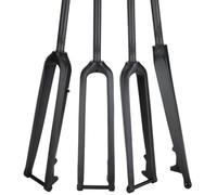 Fourche Vtt Fourche avant rigide en Fiber de carbone for vélo de montagne, 1 pièce, adaptée aux roues de 26 pouces, 27,5 pouces, 29 pouces, axe traversant 15mm x 100mm Fourches Pour VéLo ( Color : WHI