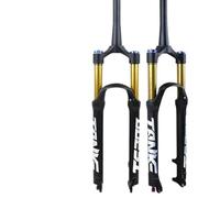 Fourche Vtt Fourche de vélo à rebond réglable for VTT, suspension pneumatique avant 26/27,5/29 pouces, débattement de 120 mm, fourche à dégagement rapide, accessoires de vélo Fourches Pour VéLo(27.5 T