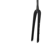 Fourche Vtt Fourche de vélo de route entièrement en fibre de carbone 28,6 mm for frein à disque 700C, axe traversant 12 x 100 mm, fourche de vélo de gravier dur à frein en V Fourches Pour VéLo(QR BLAC