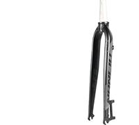 Fourche Vtt Fourche rigide mate for VTT, compatible avec fourches de vélo de montagne en alliage d'aluminium de 26/27,5/29 pouces, tube conique droit de 28,6 mm Fourches Pour VéLo(F5-black Cone 1.5T)