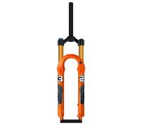 Fourche VTT Pneumatique 26/27.5/29" Droite/Tapée Fourche De Suspendue QR9mm | Verrouillage Manuel Course 120mm Réglage De L'Amortissement Fourche Frein À Disque En Aluminium