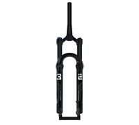 Fourche VTT Pneumatique 26/27.5/29" Droite/Tapée Fourche De Suspendue QR9mm | Verrouillage Manuel Course 120mm Réglage De L'Amortissement Fourche Frein À Disque En Aluminium
