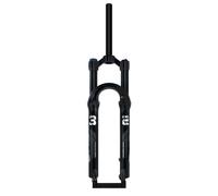 Fourche VTT Pneumatique 26/27.5/29" Droite/Tapée Fourche De Suspendue QR9mm | Verrouillage Manuel Course 120mm Réglage De L'Amortissement Fourche Frein À Disque En Aluminium