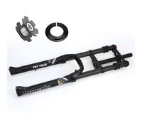 Fourches À Suspension Vélo 26 Pouces 4.0 Fat Bike Fourche Avant Droite Une Descente Vélo Montagne Fourche VTT 1-1/8 Frein À Disque Fourche Pneumatique Voyage 170mm Fourche Avant Vélo Électrique BMX 28