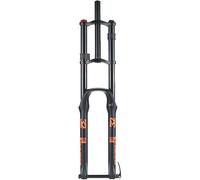 Fourches pour vélo Fourche À Suspension De Descente For Vélo VTT 26 27,5 29 Pouces, Débattement 130 Mm, Fourche Avant À Double Épaule, Axe Traversant, Réglage Du Rebond 15 X 100 Mm(Schwarz,27.5'')