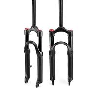 Fourches pour vélo Fourche À Suspension De Vélo De Montagne De 20 Pouces, Fourche À Air VTT BMX, Fourche Avant De Frein À Disque De Vélo Pliante 1-1/8" 100 Mm QR 60 Mm, Verrouillage Manuel De Voyage