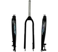 Fourches Rigides Givrées VTT, Fourche en Alliage D’Aluminium Ultraléger 26/29ih Accessoires De Vélo pour Le Support Frein à Disque Hydraulique, Black, 29 inch