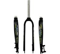 Fourches Rigides Givrées VTT, Fourche en Alliage D’Aluminium Ultraléger 26/29ih Accessoires De Vélo pour Le Support Frein à Disque Hydraulique, Green, 27.5 inch