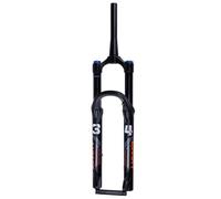 Fourches VTT 26/27,5 Pouces Réglage du Rebond Suspension Pneumatique Tube Droit/Conique 1-1/8 Pouce 9 X 100 Mm À Serrage Rapide(Black Tapered,27.5in)