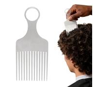 Fourchette à crinière en : brosse de séparation de précision, corps en résine renforcée avec prise en main, aide à taquiner sans friction pour les femmes, salon de coiffure résistant à la