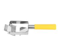 Fourchette à désoperculer en Acier Inoxydable, grattoir à Miel et Couteau pour l'apiculture, équipement d'apiculteur antirouille pour Une récolte Efficace du Miel et Une