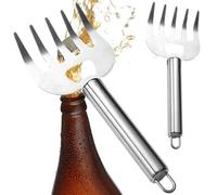 Fourchette À Effilocher Les Aliments - Deux Pièces, Outil De Cuisine Ergonomique Et Durable, Griffes En Acier Inoxydable, Outil Robuste Pour Effilocher La Viande | Accessoire De Cuisine Fiable Pour Ba