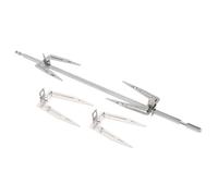 Fourchette à Griller Rotative Lot de 3 Set de Acier Inoxydable