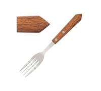 Fourchette à Viande 200 mm Manche en Bois x 12