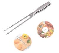 Fourchette à viande en acier inoxydable de qualité supérieure, poignée ergonomique, parfaite pour barbecue, rôtir et sculpter, passe au lave-vaisselle, ustensile de cuisine durable (1 pièce)
