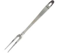 Fackelmann Fourchette à viande pour barbecue 40696 INOX 2 piques Acier inoxydable argent 30,5 cm