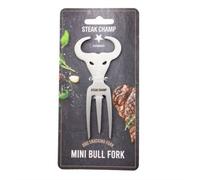 Fourchette à viande STEAK CHAMP apéro mini bull fork