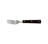 Arcos Fourchette à viande Nitrum en acier inoxydable – Manche ergonomique POM – Marron