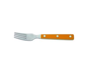 Fourchette Arcos Chuletero - Couleur Moutarde 90 M Couteau De Table Série 374725, Acier Inoxydable, Jaune, 90 Mm.