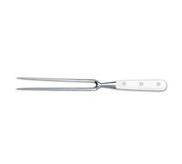 Arcos Fourchette à découper Riviera Blanc – Acier inox 180 mm – Manche polyoxyméthylène blanc